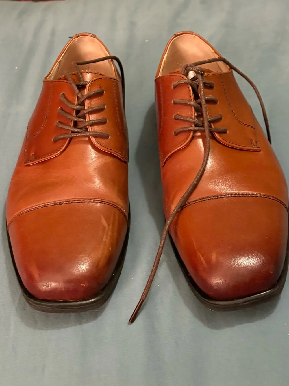 Florsheim Men's Brown Cap-Toe Derby dress shoes size 7